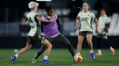 Real Madrid trained in Castellón ahead of the Super Cup final