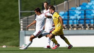 Partido de entrenamiento del Real Madrid contra el Alcorcón