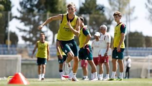 El Real Madrid se está entrenando