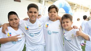 Gonvarri Colombia, Fundación Concívica y la Fundación Real Madrid, juntos en Itagüí (Colombia)