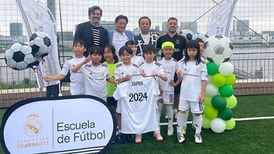 The Real Madrid Foundation inaugurates a new headquarters for its Educational Football Programme in Japan