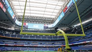 El Bernabéu se prepara para el partido 