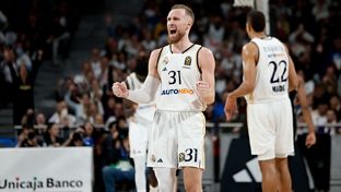 91-75: El Madrid gana al Partizán en otra gran noche europea 