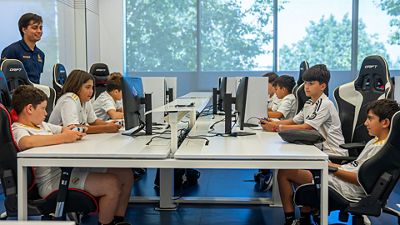 La Fundación Real Madrid celebra un año más el campus de Fútbol y Gaming Responsable