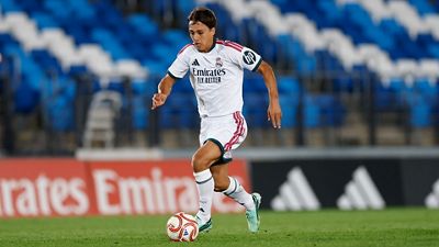 Once inicial del Castilla frente al Ibiza