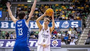 80-85: El Real Madrid se impone en la prórroga al Burgos en la Liga U