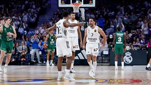 100-99: El Madrid vence al Zalgiris