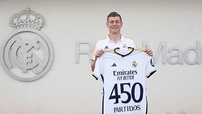 Kroos, 450 partidos con el Real Madrid