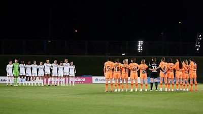 Minuto de silencio en el Alfredo Di Stéfano