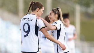 2-1: Un gol de Bruun en el tiempo añadido da la victoria al Real Madrid