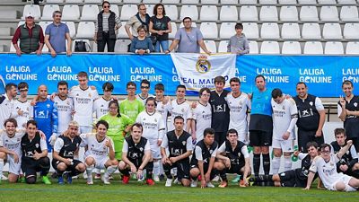 El equipo de la Fundación Real Madrid disputó la tercera fase de LaLiga Genuine en La Coruña