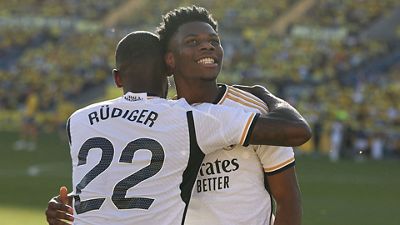 Tchouameni scores the winner to celebrate his 24th birthday