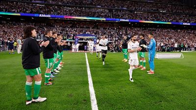 Betis form a guard of honour for LaLiga champions