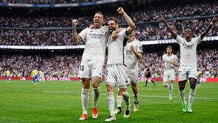 La cabalgada de Nacho de área a área y su asistencia a Joselu en el 3-0 