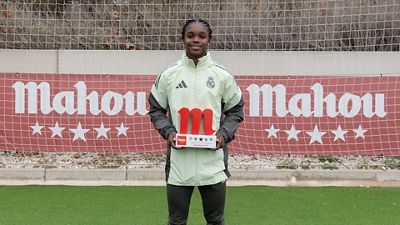 Linda Caicedo, Jugadora Cinco Estrellas Mahou de diciembre