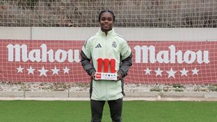 Linda Caicedo, Jugadora Cinco Estrellas Mahou de diciembre