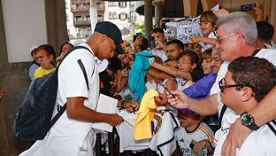 Así fue la llegada del Real Madrid a Gran Canaria