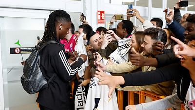Así fue la llegada del Real Madrid a San Sebastián