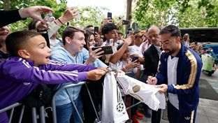 Así fue la llegada del Real Madrid a Sevilla