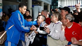 Así fue la llegada del Real Madrid a Castellón