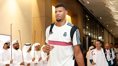 Así fue la llegada del Real Madrid a Abu Dabi 