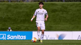 Once inicial del Castilla frente al Arenas de Getxo