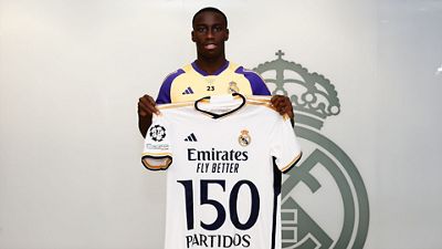 Mendy, 150 partidos con el Real Madrid