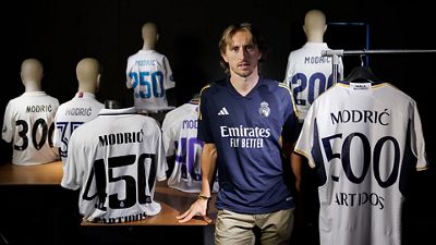モドリッチ：「レアル・マドリードで500試合に到達するのは