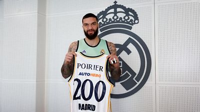Poirier, 200 partidos con el Real Madrid