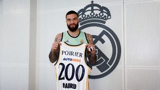 Poirier, 200 partidos con el Real Madrid