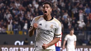 Once inicial del Real Madrid contra el Atlético