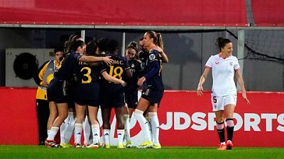 El Real Madrid gana en Sevilla con un gol de Olga