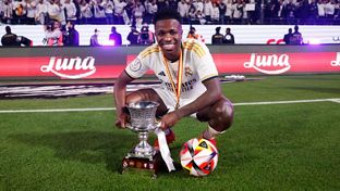 El ‘hat-trick’ de Vini Jr. en 32 minutos para ganar la Supercopa de España