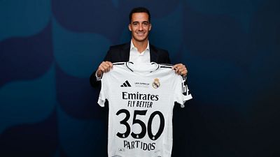 Lucas Vázquez, 350 partidos con el Real Madrid