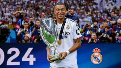 【正規品】レアル・マドリード 24/25 UEFAスーパーカップ エムバペ 9 正規品】レアル・マドリード 24/25 UEFAスーパーカップ エムバペ