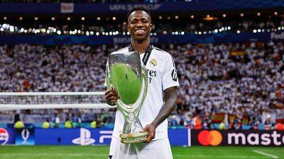 La espectacular jugada de Vini Jr. para asistir a Valverde en el 1-0