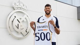 Tavares, 500 partidos con el Real Madrid