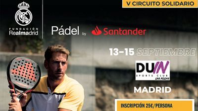 El V Circuito Solidario de Pádel Fundación Real Madrid by Santander llega a Las Rozas