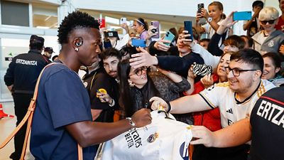 Así fue la llegada del Real Madrid a San Sebastián