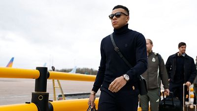 Real Madrid ist bereits in Manchester angekommen