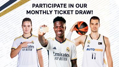 Take part in the March ticket draw for Members and Madridistas Premium!