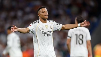 Onces iniciales del Real Madrid y del Getafe