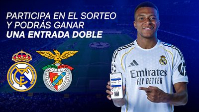 Vive el partido del Real Madrid contra el Benfica en el Bernabéu