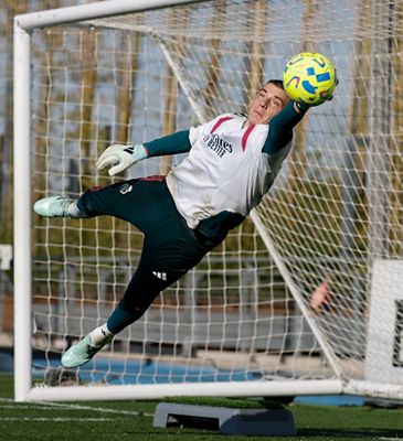 El Real Madrid se está entrenando