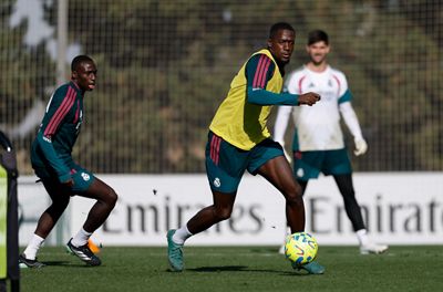 El Real Madrid se está entrenando