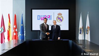 El Real Madrid y Visit Dubai anuncian un acuerdo de patrocinio global