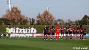 Minuto de silencio en el Alfredo Di Stéfano