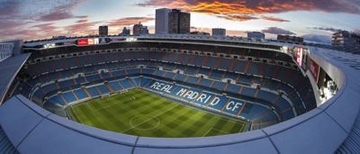 Vue panoramique du Santiago Bernabéu