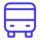bus icon blue