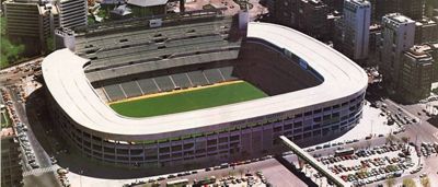 Vue panoramique du Santiago Bernabéu